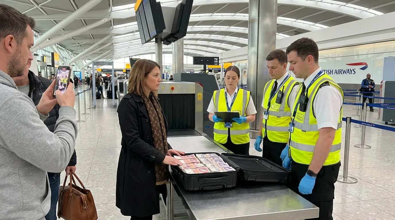 Woman detained at airport with casino winnings